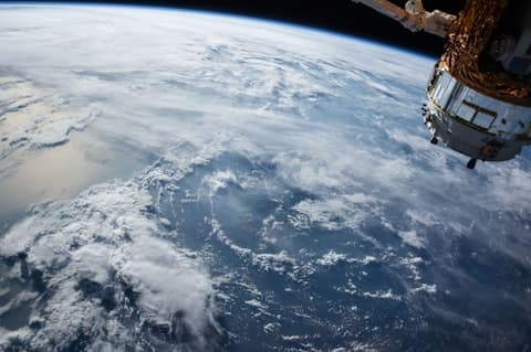 Satellite view representing forward signal coverage