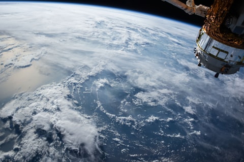 Satellite view representing forward signal coverage